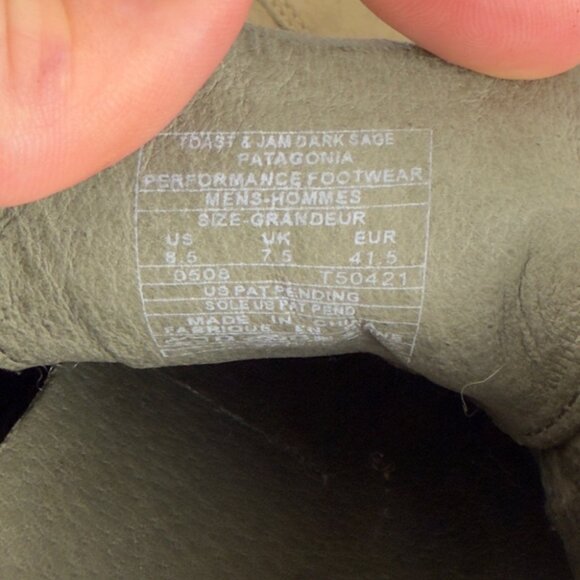 Patagonia Footwear Toast and Jam Men's Shoes Size 8.5 US - Picture 13 of 13